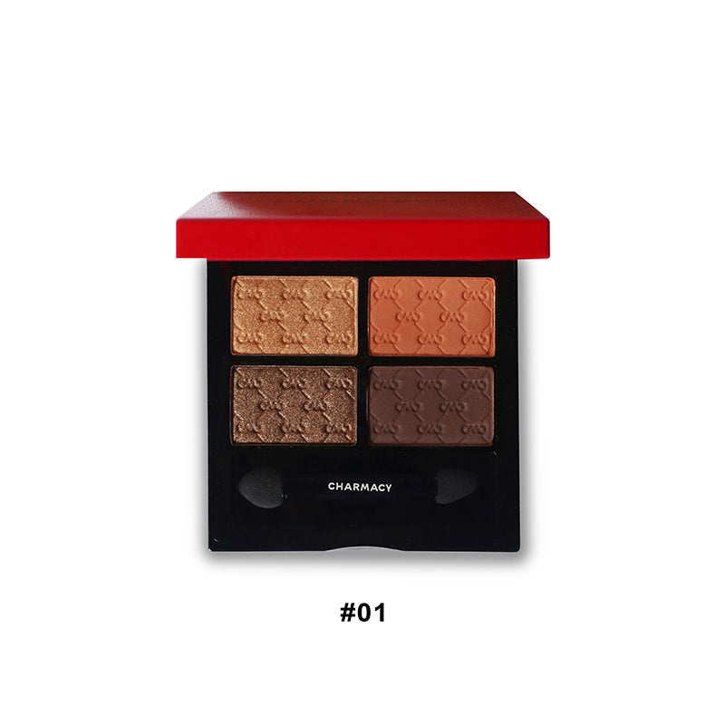 Charmacy Milano | Eyeshadow Colour Palette | 4 Shade Colour Palette 