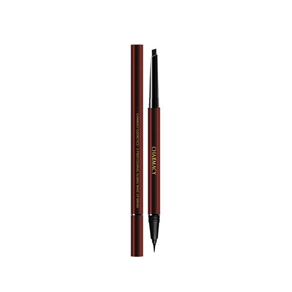 Charmacy Milano | Eyebrow Filler & Eyeliner Sketch | __color_black
