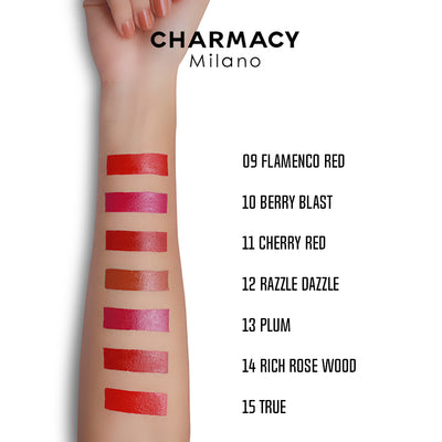 Lispstick Essesntial by Charmacy Milano | Lipstick Colour Shades 