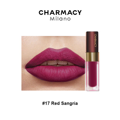 Charmacy Milano | Longlast Liquid Lip | Red Sangria Shade 