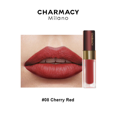 Charmacy Milano | Longlast Liquid Lip | Cheery Red Shade 