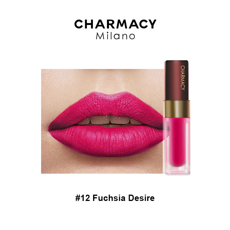 Charmacy Milano | Longlast Liquid Lip | Fuchsia Desire Shade 
