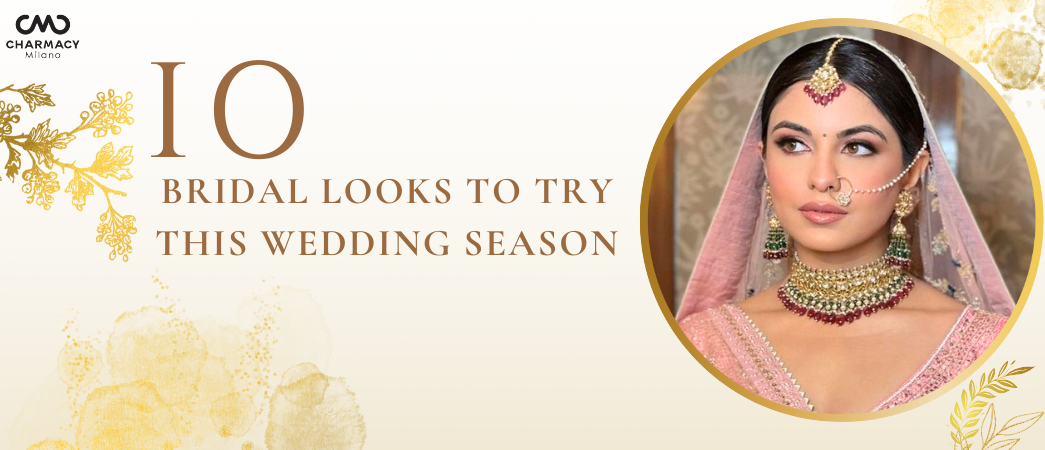 Indian bride with glamorous bridal makeup look | Charmacy Milano
