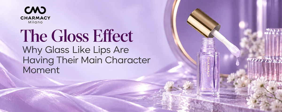The Gloss Effect: Why Glass-Like Lips Are Having Their Main-Character Moment