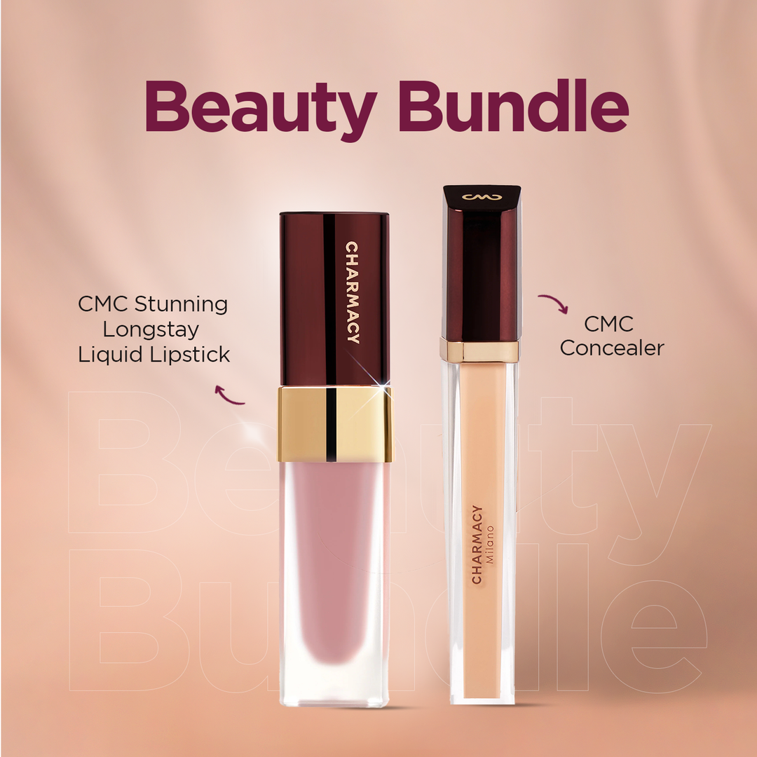 CMC CONCEALER + STUNNING LONGSTAY LIQUID LIP - Pack of 2 (Bundle)