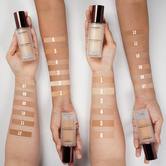 Matte Foundation Shade Palette | Charmacy Milano Collection | __color_general