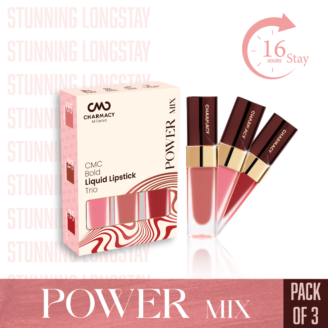CMC Bold  Liquid Lipstick Trio - Power Mix