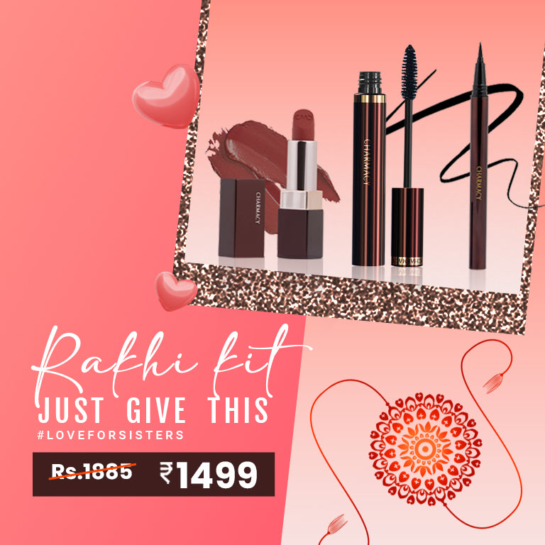 Rakhi Combo - Eyeliner, Mascara & Lipstick