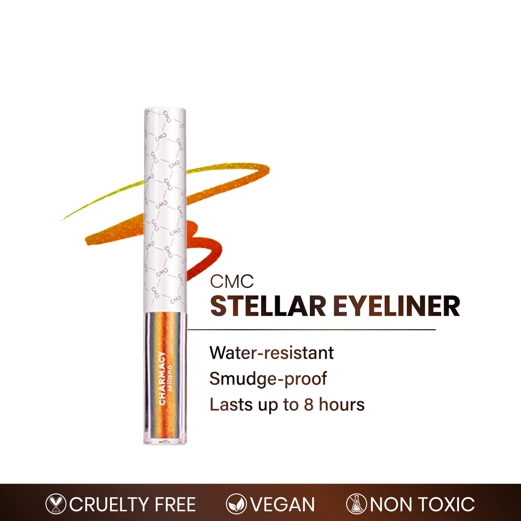 CMC STELLAR EYELINER – Holographic & Glitter Graphic Look