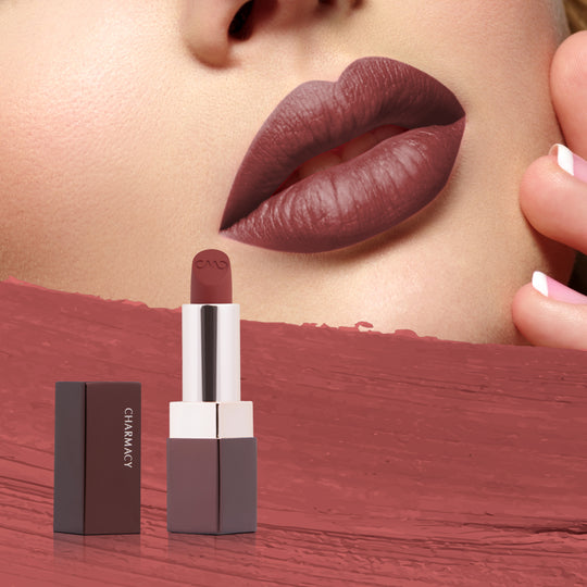 Soft Satin Matte Lipstick for Chic Look | Charmacy Milano | __color_50-jelly-bean