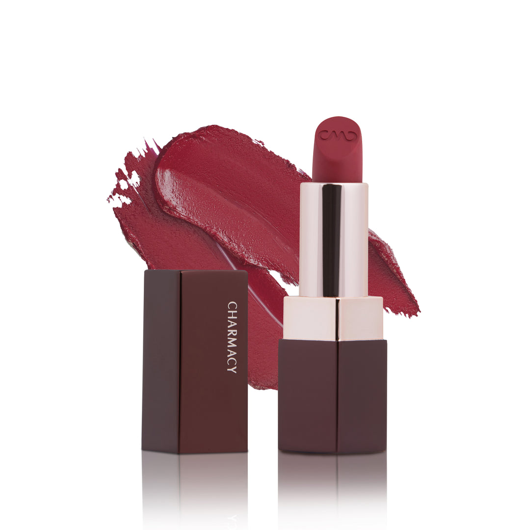 Soft Satin Matte Lipstick for Illuminating Effect | Charmacy's Lip Rnage | __color_51-rusty-red