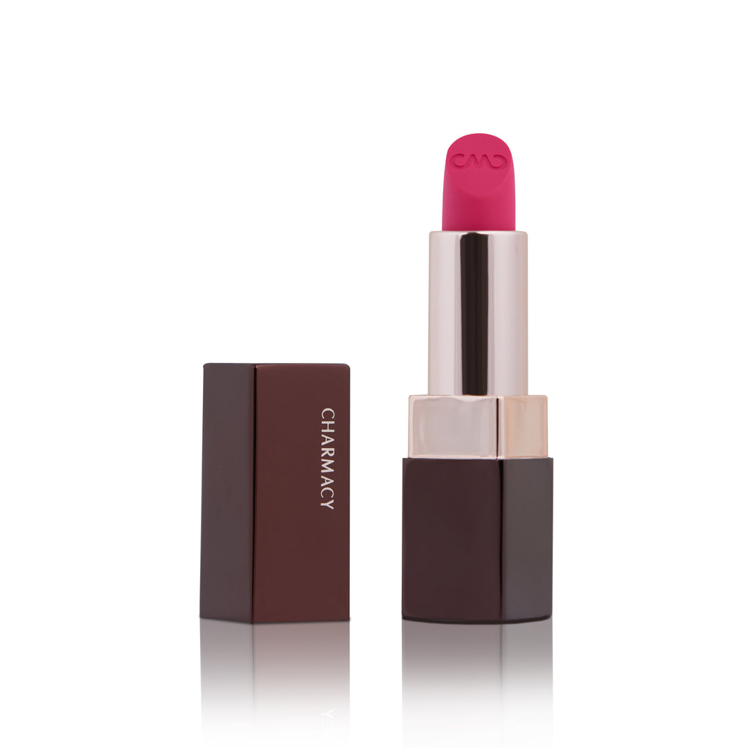 Soft Satin Matte Lipstick for Radiant Effect | Charmacy Milano | __color_53-fiery-rose