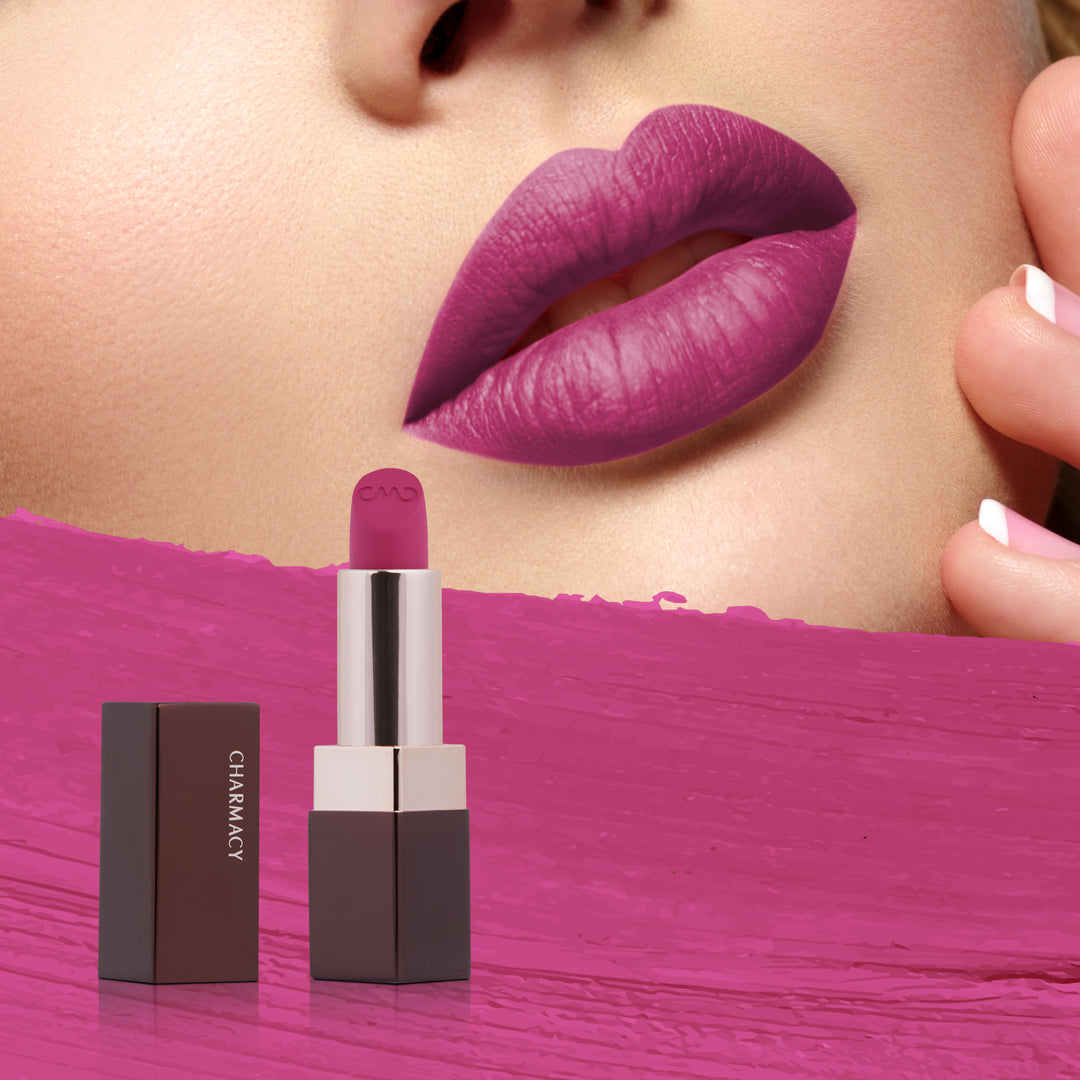 Satin Matte Lipstick | Charmacy Milano Lipstick Shades | __color_56-winter-sky