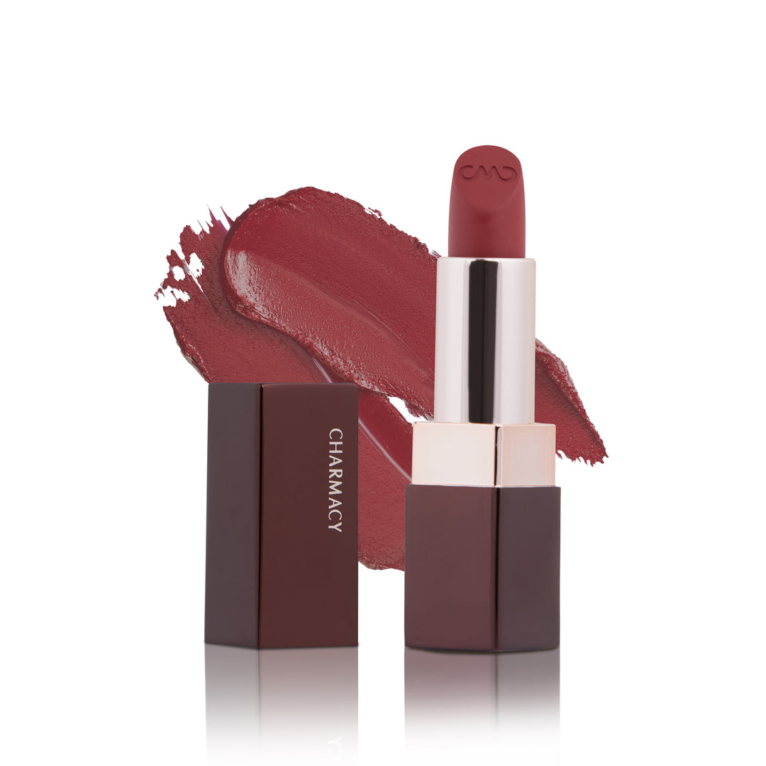 Soft Satin Matte Lipstick for Natural Look | Charmacy Milano | __color_57-dip-o-ruby